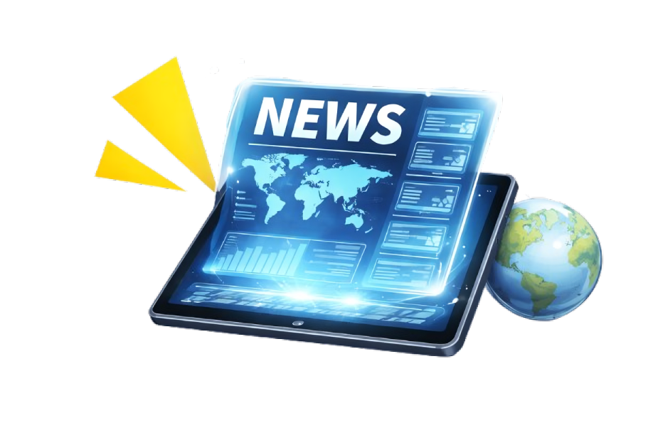 Illustration News Signal Tech